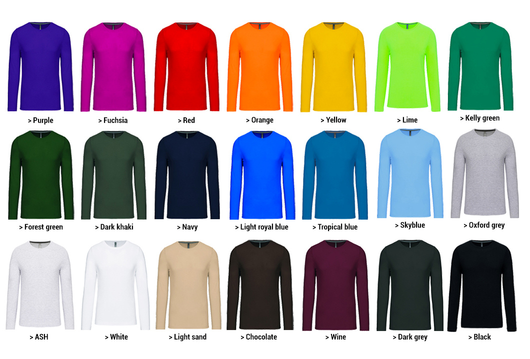 T-shirt Manches Longue Col Rond – Image 4