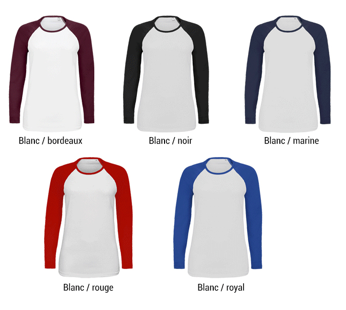 T-shirt Manches Longue Bicolor – Image 2